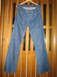 fotka Lehce elastické džíny H&M, vel. 44, krásně modré