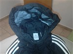 Fotka - Prodm dmskou uskovou ernou bundu Adidas s kapuc  vel. L - Fotografie . 6