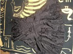 fotka černé šaty s vyšívkou a flitry