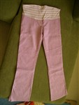 fotka Hezké růžové těhotenské kalhoty