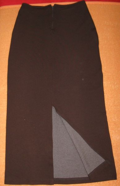 Tmav hnd zimn sukn H&M , velikost 38-40 - Fotografie . 2
